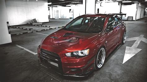 Mitsubishi Evo X Red Hot Sex Picture