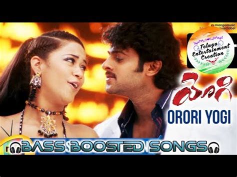 Orori Yogibass Boosted Song With English Translation Prabhas Yogi