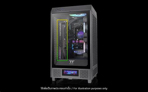 Case เคส Thermaltake The Tower 200 Black Mini Itx