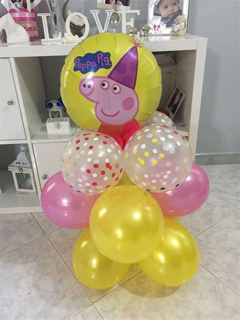 Composizione Palloncini Fai Da Te Peppa Pig Cake Desserts