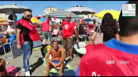 Terracina Blitz Sulle Spiagge Di Ostia Di CasaPound Contro L