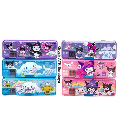 Jual Kotak Tempat Pensil Magnet Resleting Kaleng Sanrio My Melody