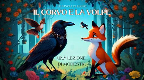 Il Corvo E La Volpe Favole Di Esopo Storie Per Bambini Youtube