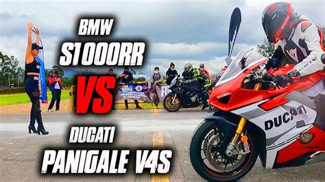 Bmw S1000rr Jaider Vs Ducati Panigale V4s Youtube