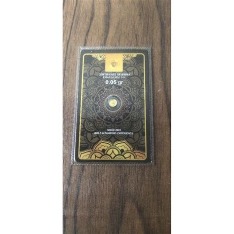 Jual Antam Mini Gold 0 05 Gram Black Series Emas Murni Logam Mulia