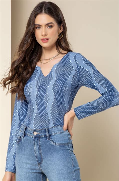 Blusa Rochelle Blue 38426 3