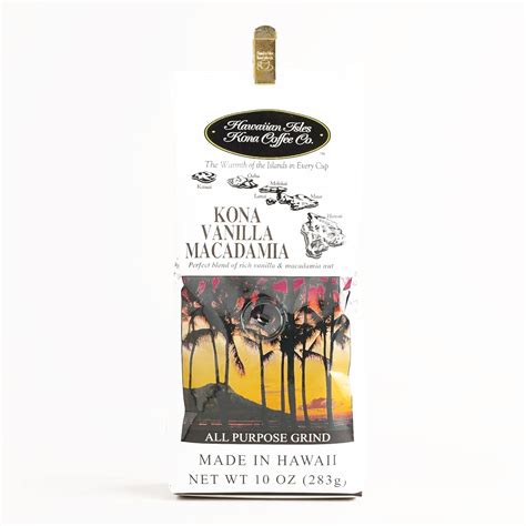 Amazon Hawaiian Isles Vanilla Macadamia Kona Coffee 10 Oz Each 1