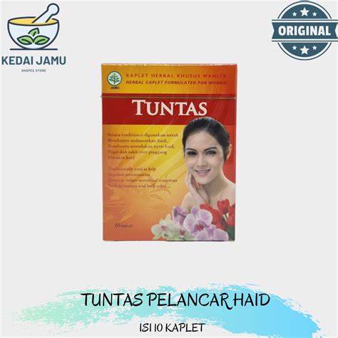 Jual Tuntas Deltomed Isi Kaplet Obat Melancarkan Haid Shopee