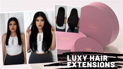 Luxy Hair Extensions Unbox And Review With Me Youtube