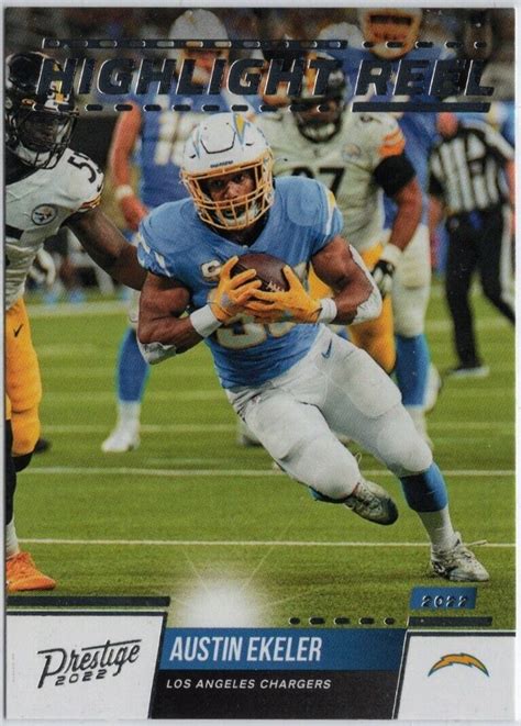 2022 Panini Prestige Highlight Reel Austin Ekeler Insert Card HR 11 EBay