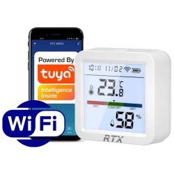 Czujnik Sensor Temperatury I Wilgotno Ci Lcd Wifi Tuya