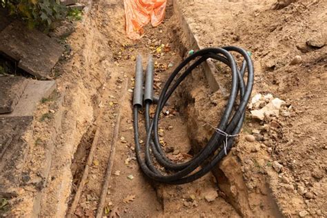 Tubo Y Cables Construcci N De L Neas De Conexi N De Red Ptica De