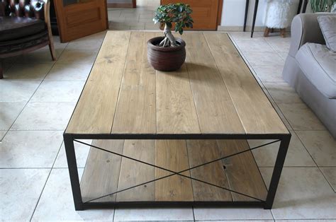 Fabriquer Une Table Basse Fer Et Bois Ladolceviedchat Fr