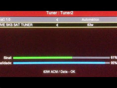 STATUS IKS E SKS TOCOMSAT COMBATE S CHAVE DISEQC 29 07 2018