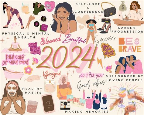 2024 Self Love Vision Board Etsy Uk