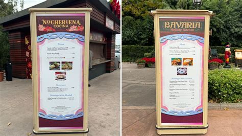 Full Menus With Prices For Holiday Kitchens At Epcot