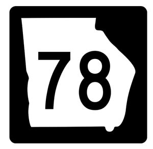 Georgia State Route 78 Sticker R3623 Highway Sign | eBay