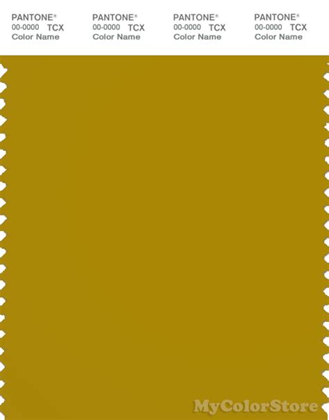 Pantone Smart 17 0839 Tcx Color Swatch Card Golden Palm Polycolors