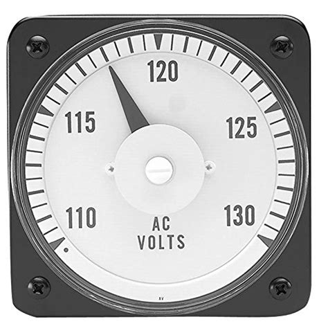 Analog Panel Meter Switchboard Dc Voltage 0v To 500v 103 Series Industrial