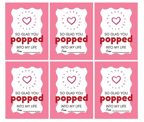 Pop It Valentines Printable