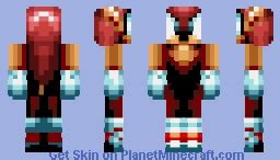 Mighty The Armadillo (Sonic Mania) Minecraft Skin