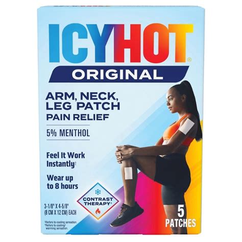 Icy Hot Pain Relieving Patches Arm Neck Leg Walgreens