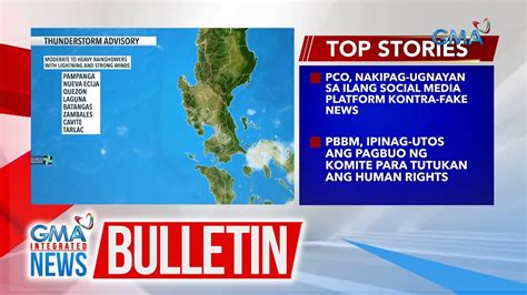 May Thunderstorm Advisory Ang PAGASA Sa Metro Manila At Karatig