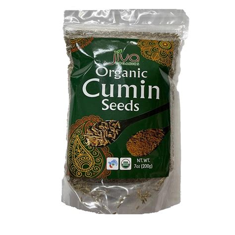 Jiva Organic Cumin Seeds 200 Gms Shresta Indian Grocery