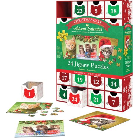 Calendrier De L Avent Puzzles Chats De No L Jeux Et Jouets