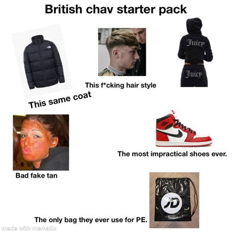 British Chav Starter Pack 9GAG