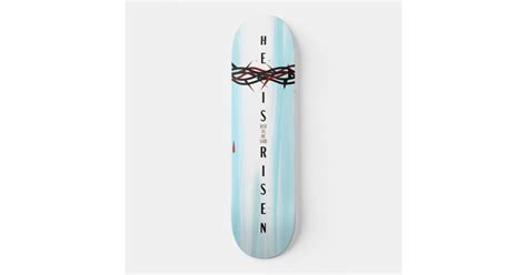Crown Of Thorns Cross Skateboard Zazzle