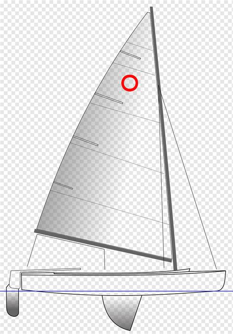 Dinghy Sailing Yawl O Jolle Sailing Angle Triangle Transport Png