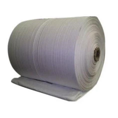 Polypropylene White PP Woven Fabric Roll GSM 1 75 50 GSM At Rs 95 Kg