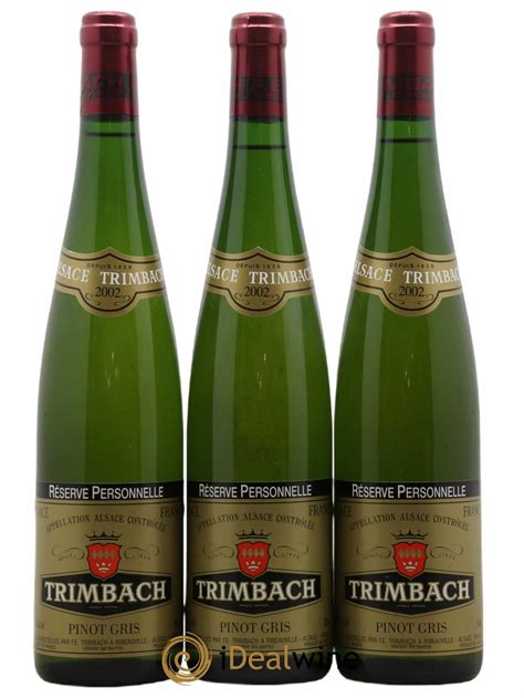 Acheter Pinot Gris R Serve Personnelle Trimbach Domaine Lot