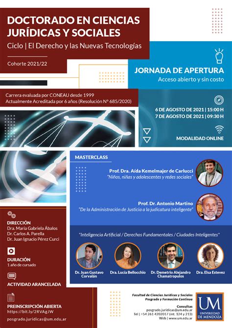 Jornada De Apertura Del Doctorado En Ciencias Jurídicas Y Sociales