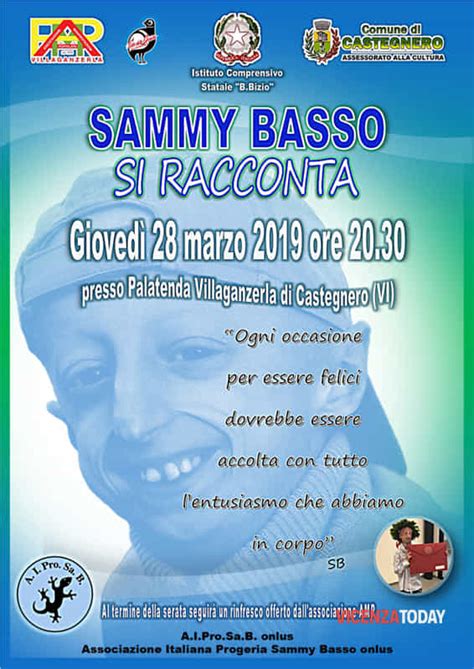 Sammy Basso Si Racconta A Castegnero Vi Eventi A Vicenza