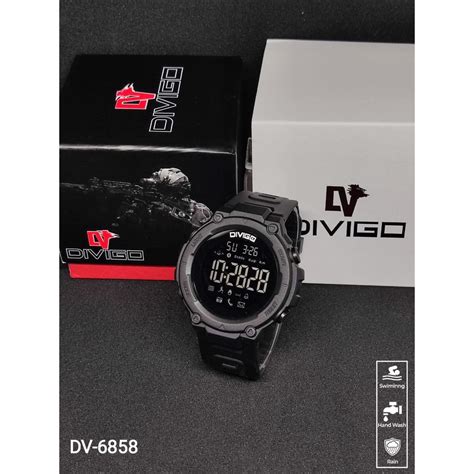 Jual Jam Tangan Pria Original Bergaransi Cowok Digital Anti Air Divigo