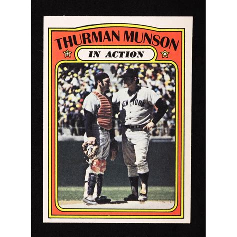 Thurman Munson Topps Ia Pristine Auction