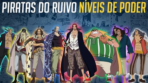 PIRATAS DO RUIVO NÍVEIS DE PODER ONE PIECE Nerd Sensei YouTube