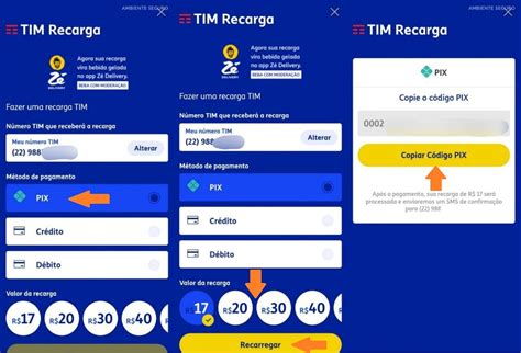 Como Recarregar Chip Da Tim Pix Veja Passo A Passo Completo