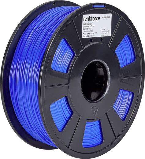 Renkforce RF 4511222 Filament PLA 2 85 Mm 1000 G Blue 1 Pc S Conrad