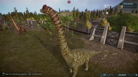 Jurassic World Evolution 2 Brachiosaurus Sounds Youtube