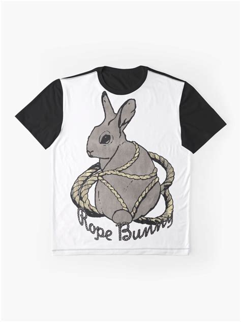 Rope Bunny Shibari Japanese Rope Bondage Gray T Shirt By Boundlesstees Redbubble