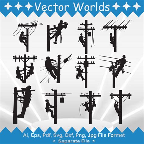 Lineman Svg Vector Design Masterbundles