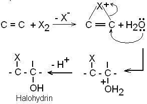 Iit Jee Mains Aipmt Notes Addition Of Sulphuric Hypohalous Acid