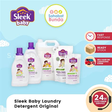 Jual SLEEK Baby Laundry Detergent Sabun Cuci Botol Bayi Indonesia