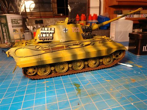 King Tiger Tank Plastic Model Military Vehicle Kit Scale