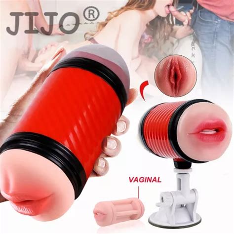 Masturbador Realista Vagina Boca En Sex Toy Ventosa Mercadolibre