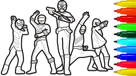 Power Rangers Megaforce Coloring Pages