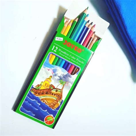 Jual Pensil Warna Joyko Cp 103 Panjang 12 Warna Di Seller Hasanah